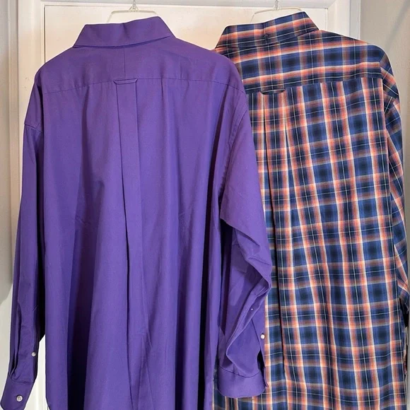 NWT Pair  Roundtree & Yorke Long Sleeve Shirt XXL - Picture 6 of 9